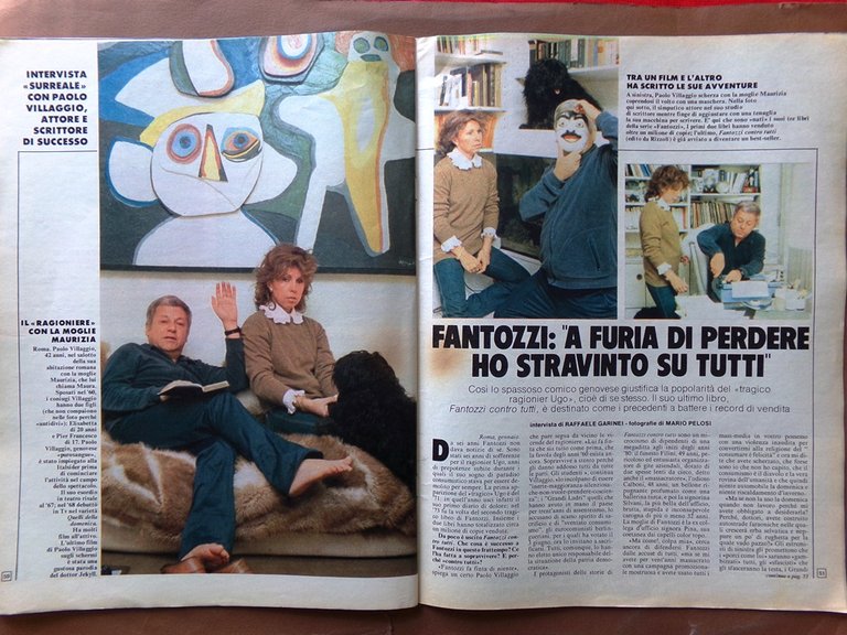 La Domenica del Corriere 23 Gennaio 1980 Salvador Dalì Fantozzi …