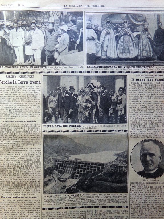La Domenica del Corriere 23 Giugno 1929 Bresadola Lateranensi Vesuvio … | Immagine Gallery 2
