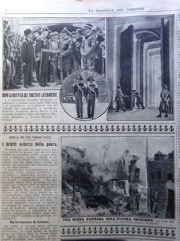 La Domenica del Corriere 23 Giugno 1929 Bresadola Lateranensi Vesuvio … | Immagine Gallery 4