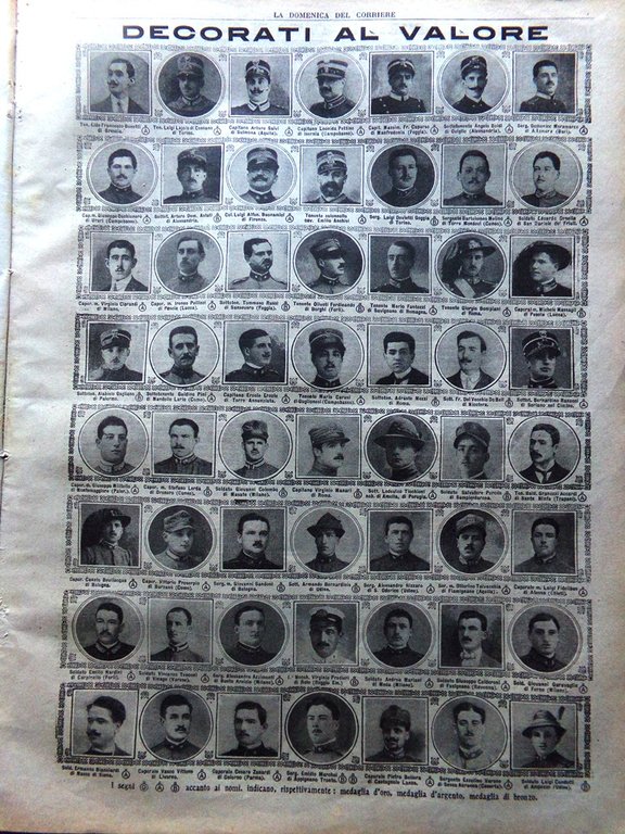 La Domenica del Corriere 23 Luglio 1916 WW1 Francesi Battisti …