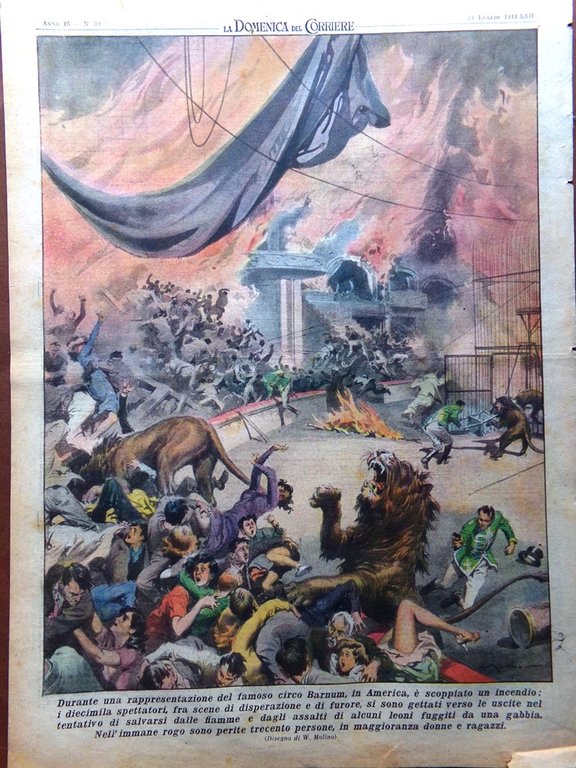 La Domenica del Corriere 23 Luglio 1944 WW2 Foreste Finlandia …