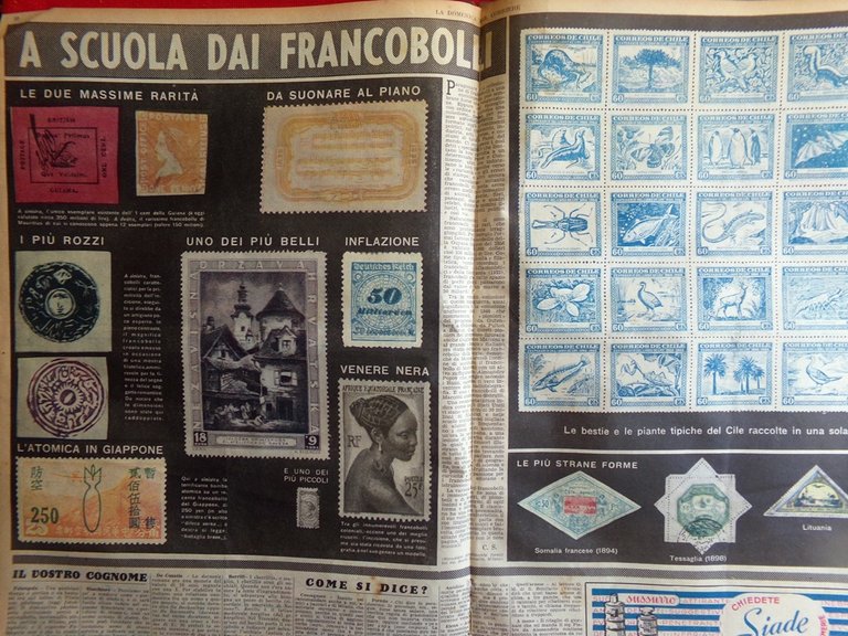 La Domenica del Corriere 23 Luglio 1950 Himalaya Francobolli Vecchie …