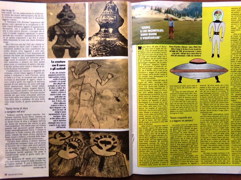 La Domenica del Corriere 23 Luglio 1987 Ponte Stretto Alieni …