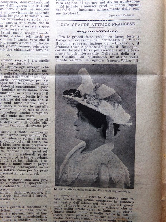 La Domenica del Corriere 23 Marzo 1902 Franchetti Casati Segond-Weber …