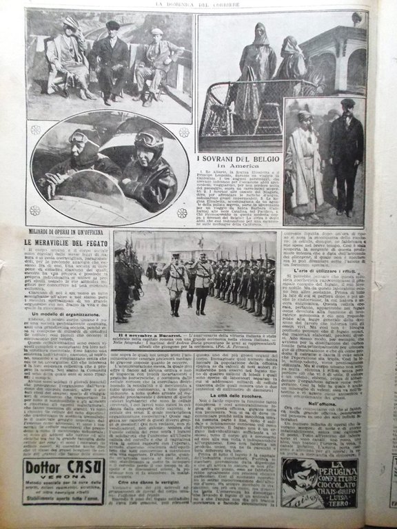 La Domenica del Corriere 23 Novembre 1919 Cavalli San Marco … | Immagine Gallery 4