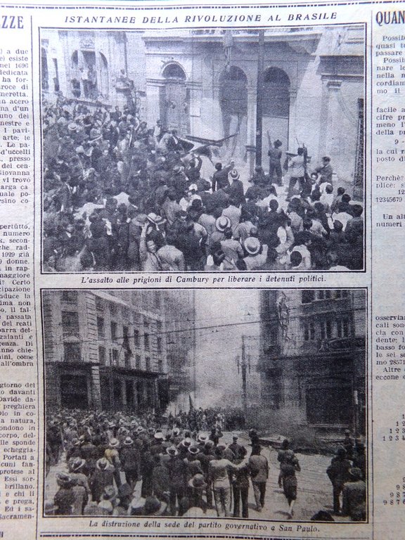 La Domenica del Corriere 23 Novembre 1930 Girl Carnera Crisi …