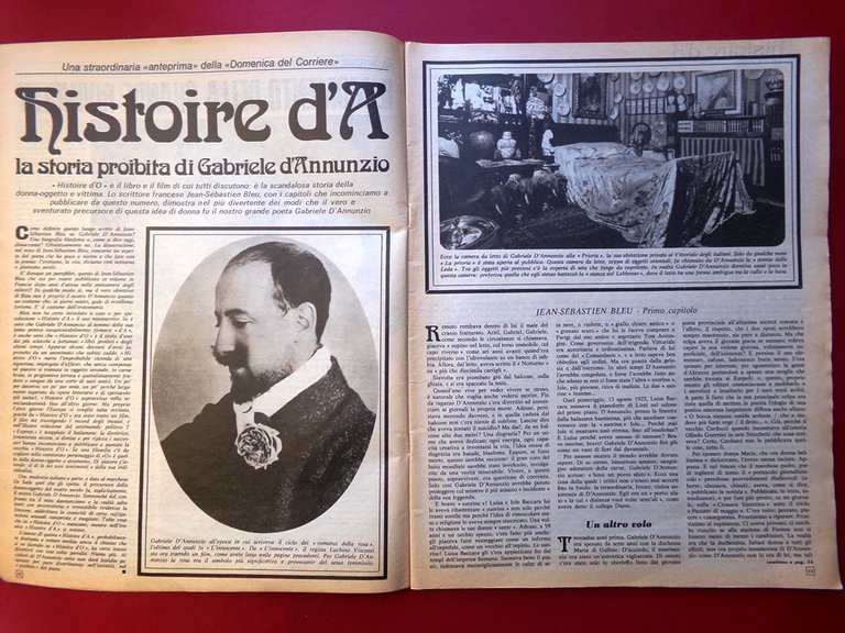 La Domenica del Corriere 23 Ottobre 1975 D'Annunzio Campionato Spartachiadi …