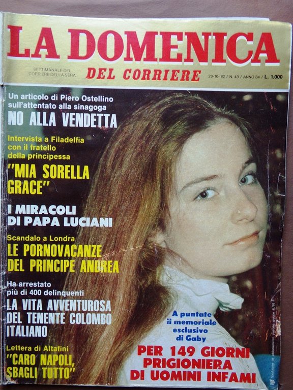 La Domenica del Corriere 23 Ottobre 1982 Kelly Papa Luciani … | Immagine Gallery 1