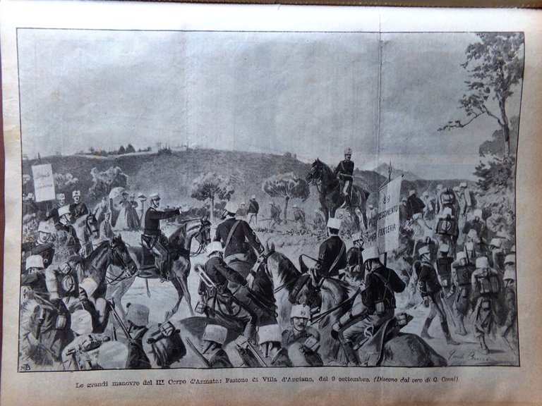 La Domenica del Corriere 23 Settembre 1900 Mammoth Ariola Duca …