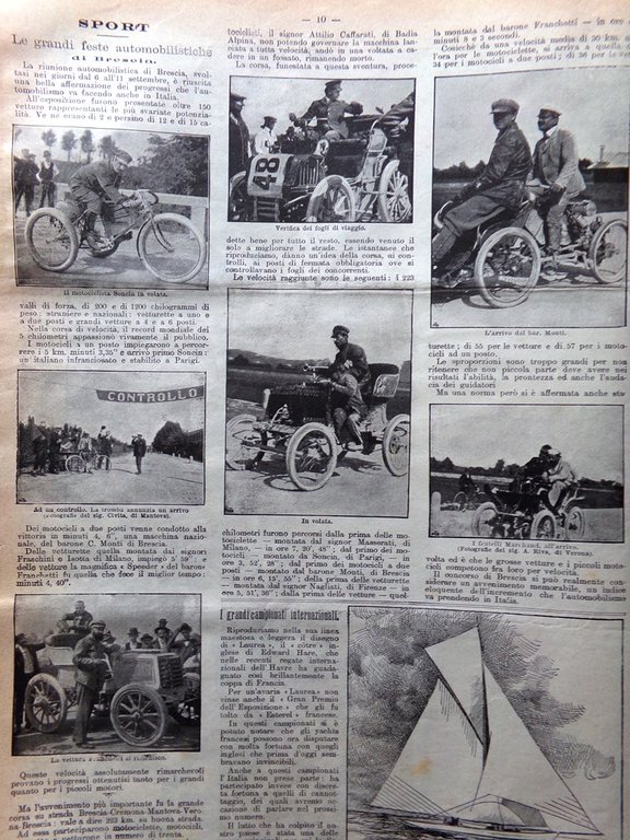 La Domenica del Corriere 23 Settembre 1900 Mammoth Ariola Duca …