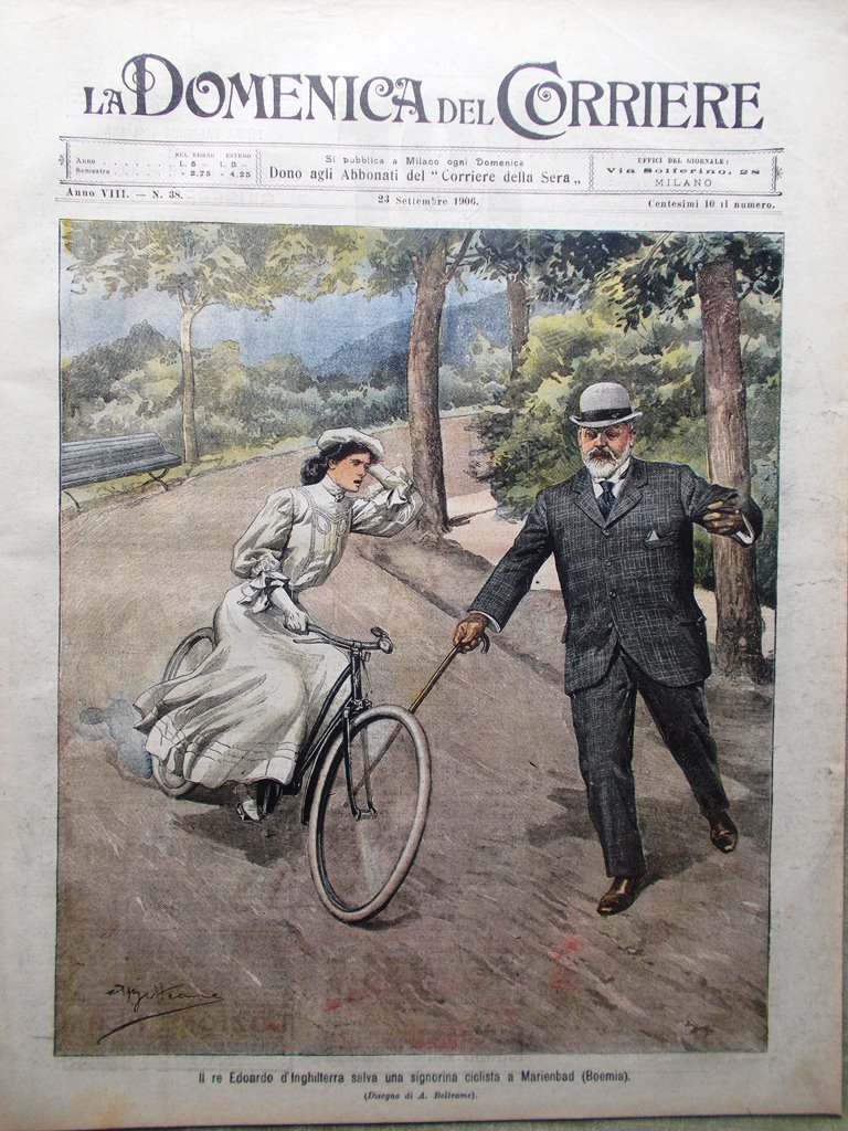 La Domenica del Corriere 23 Settembre 1906 Edoardo Papa Russia …