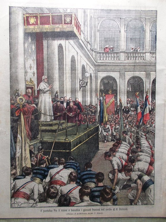 La Domenica del Corriere 23 Settembre 1906 Edoardo Papa Russia …