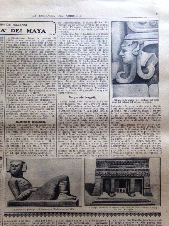 La Domenica del Corriere 23 Settembre 1923 Maya Circuito di …