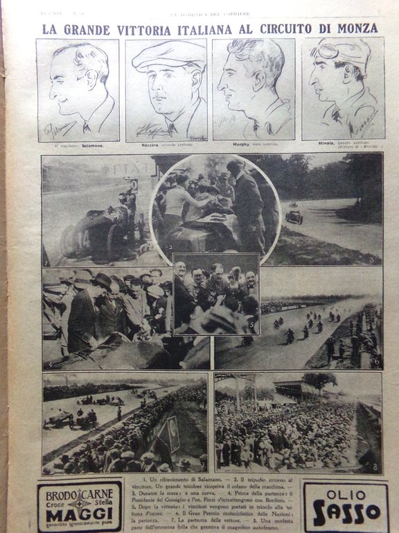 La Domenica del Corriere 23 Settembre 1923 Maya Circuito di …