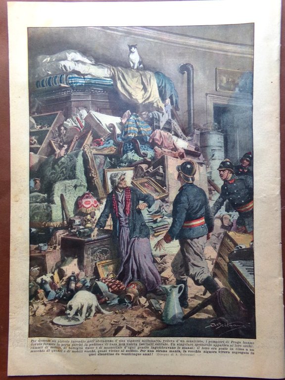 La Domenica del Corriere 24 Agosto 1930 Smemorato Collegno Palio …