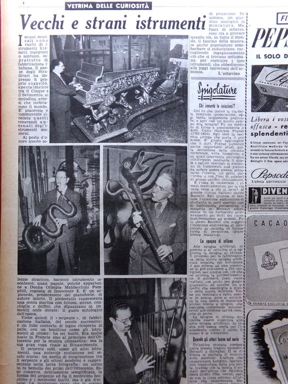 La Domenica del Corriere 24 Agosto 1947 Vecchi Strumenti Papa … | Immagine Gallery 3