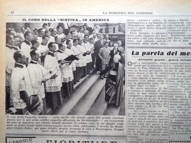 La Domenica del Corriere 24 Agosto 1947 Vecchi Strumenti Papa … | Immagine Gallery 8