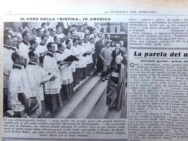 La Domenica del Corriere 24 Agosto 1947 Vecchi Strumenti Papa … | Immagine Gallery 7