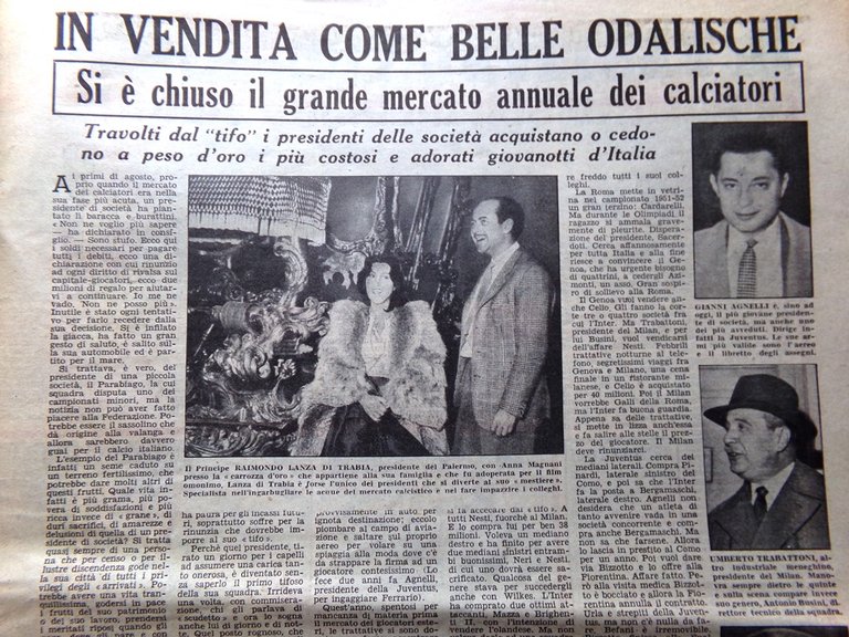 La Domenica del Corriere 24 Agosto 1952 Disco Volante Festival …