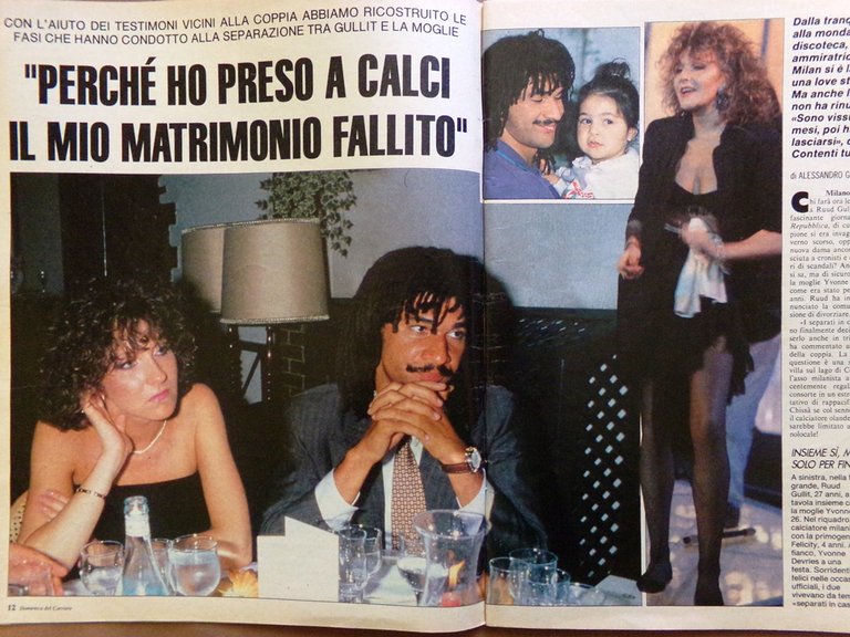 La Domenica del Corriere 24 Agosto 1989 Gullit Ranieri Brando …
