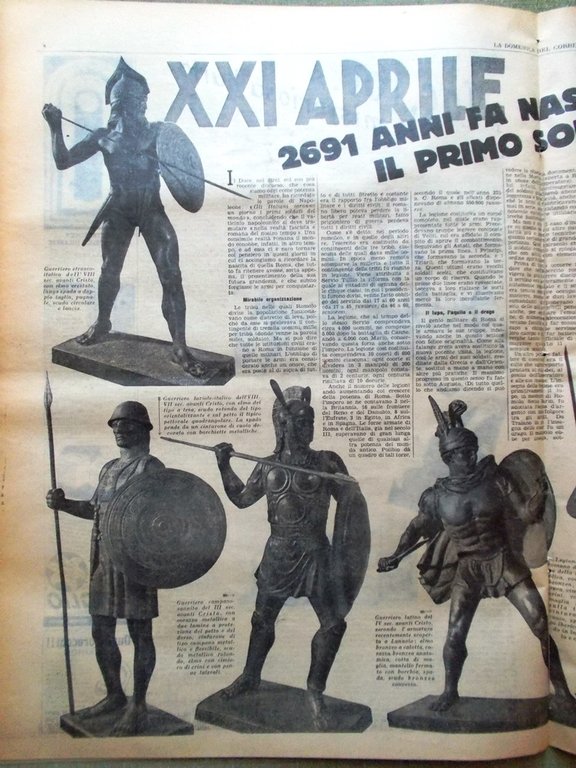 La Domenica del Corriere 24 Aprile 1938 Spiriti Purosangue Giappone … | Immagine Gallery 4