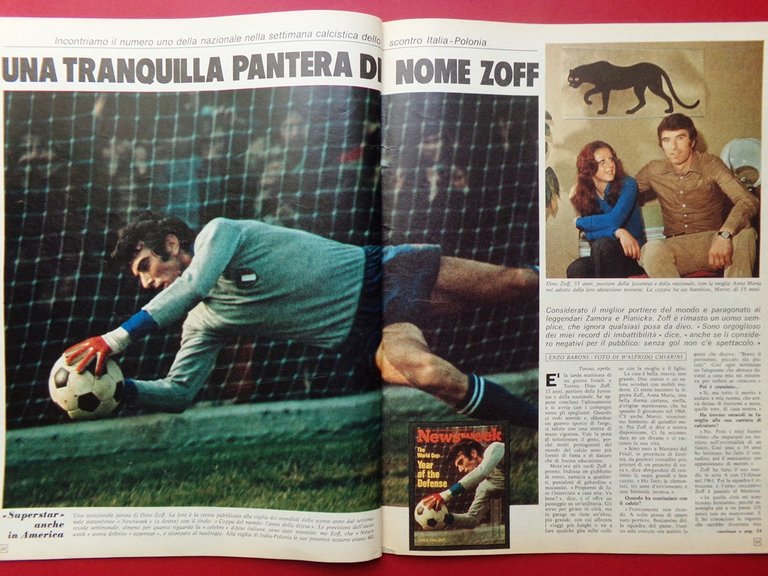 La Domenica del Corriere 24 Aprile 1975 Baker Zoff Groucho …