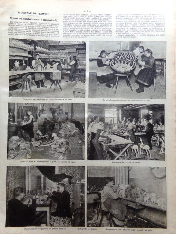 La Domenica del Corriere 24 Dicembre 1905 Mitilene Miniere in …