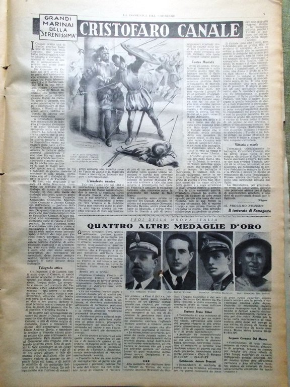 La Domenica del Corriere 24 Dicembre 1938 Ferrovie Roma Tunisi … | Immagine Gallery 4