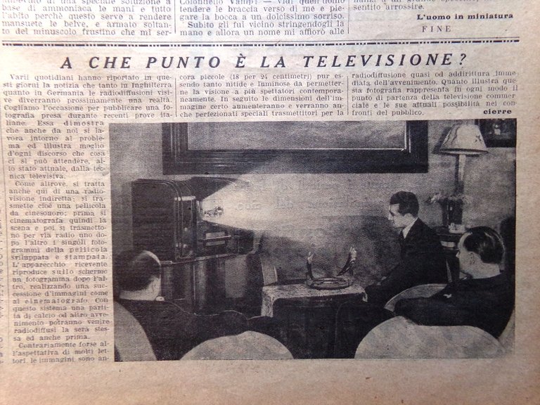 La Domenica del Corriere 24 Febbraio 1935 Gas Televisione Pio …