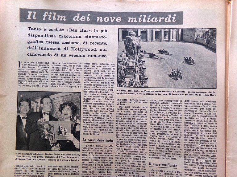 La Domenica del Corriere 24 Gennaio 1960 Bardot Charlie Leopoldo …