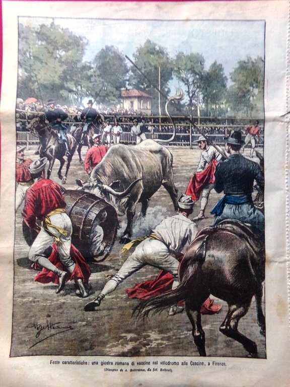 La Domenica del Corriere 24 Giugno 1906 Esposizione Milano Ferruccio …