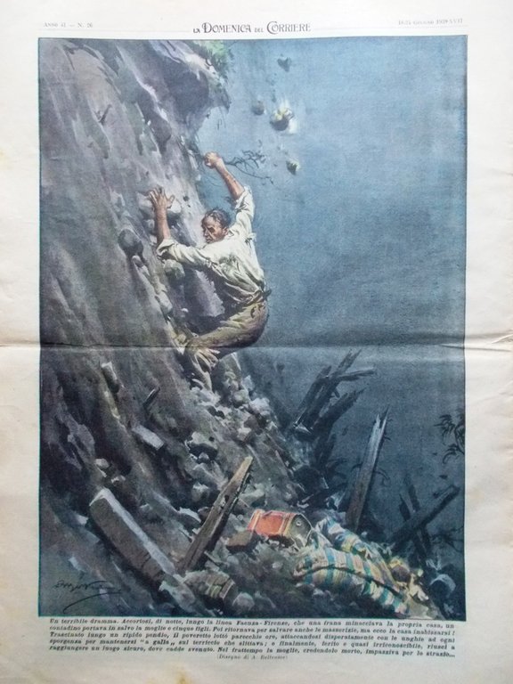 La Domenica del Corriere 24 Giugno 1939 Cenacolo Maria Savoia …