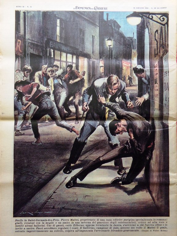 La Domenica del Corriere 24 Giugno 1956 Mozart Stalin Liberty …