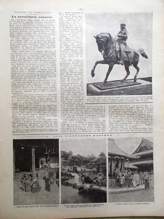 La Domenica del Corriere 24 Luglio 1904 Cosacchi Raffaello Paul … | Immagine Gallery 4