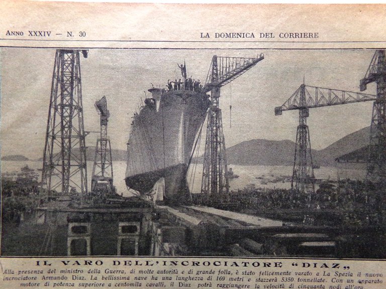 La Domenica del Corriere 24 Luglio 1932 Chaplin Lord Byron …