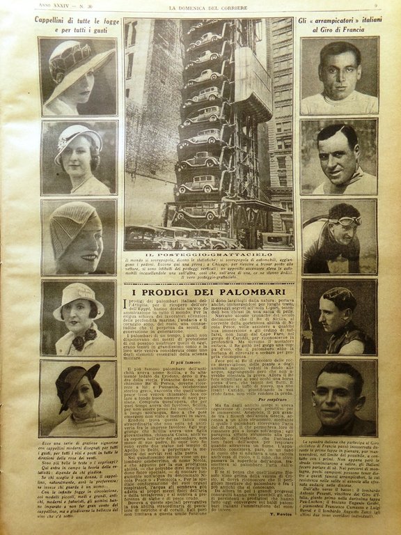 La Domenica del Corriere 24 Luglio 1932 Chaplin Lord Byron …