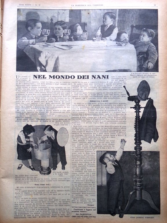 La Domenica del Corriere 24 Luglio 1932 Chaplin Lord Byron …