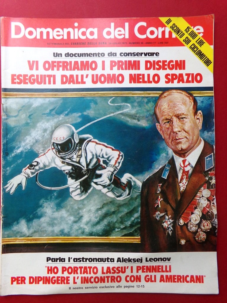 La Domenica del Corriere 24 Luglio 1975 Sant'Antonio Olanda Leonov …