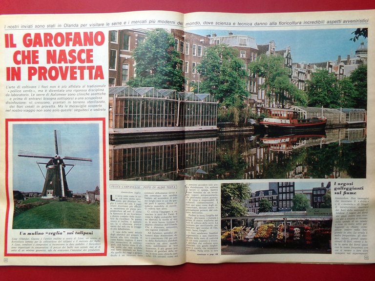 La Domenica del Corriere 24 Luglio 1975 Sant'Antonio Olanda Leonov …