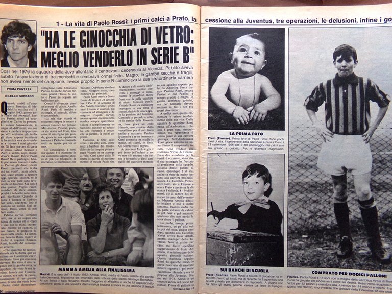 La Domenica del Corriere 24 Luglio 1982 Italia Campione Paolo …
