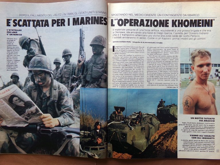 La Domenica del Corriere 24 Maggio 1980 Staller Lear Khomeini …