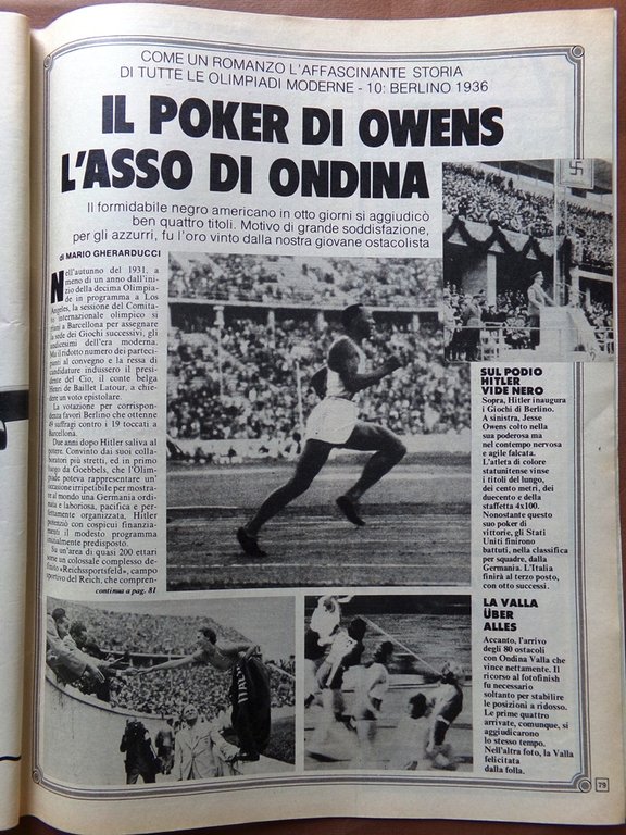 La Domenica del Corriere 24 Maggio 1980 Staller Lear Khomeini …