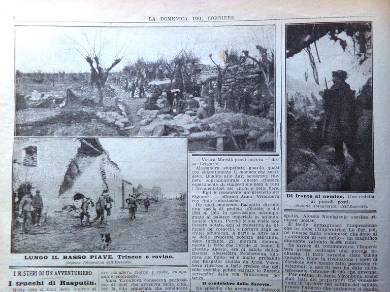 La Domenica del Corriere 24 Marzo 1918 WW1 Ancillotto Botrel … | Immagine Gallery 7