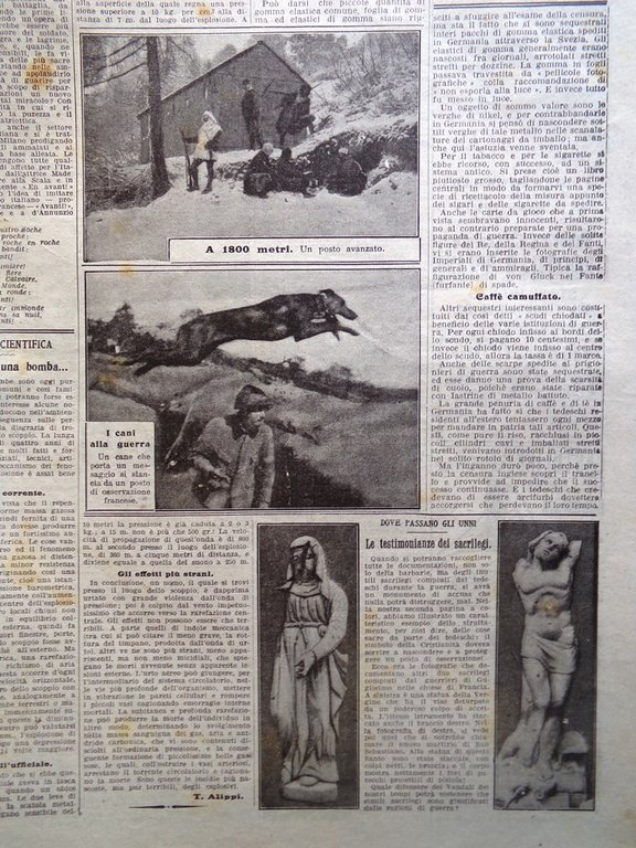 La Domenica del Corriere 24 Marzo 1918 WW1 Ancillotto Botrel …