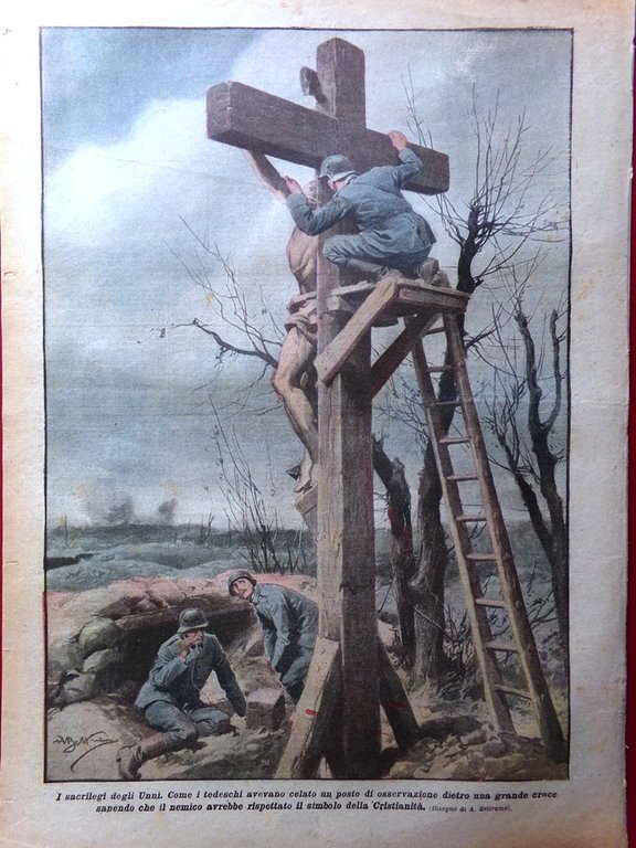 La Domenica del Corriere 24 Marzo 1918 WW1 Ancillotto Botrel … | Immagine Gallery 10
