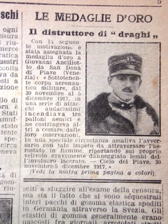 La Domenica del Corriere 24 Marzo 1918 WW1 Ancillotto Botrel … | Immagine Gallery 15