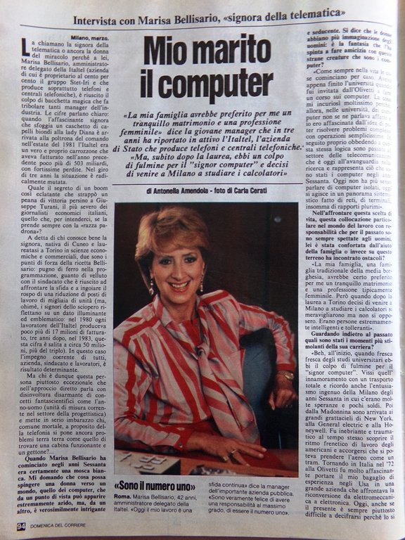 La Domenica del Corriere 24 Marzo 1984 Enzo Tortora Tofanelli …