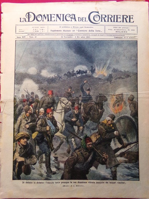 La Domenica del Corriere 24 Novembre 1912 Hauptmann Nobel Capecelatro … | Immagine Gallery 4