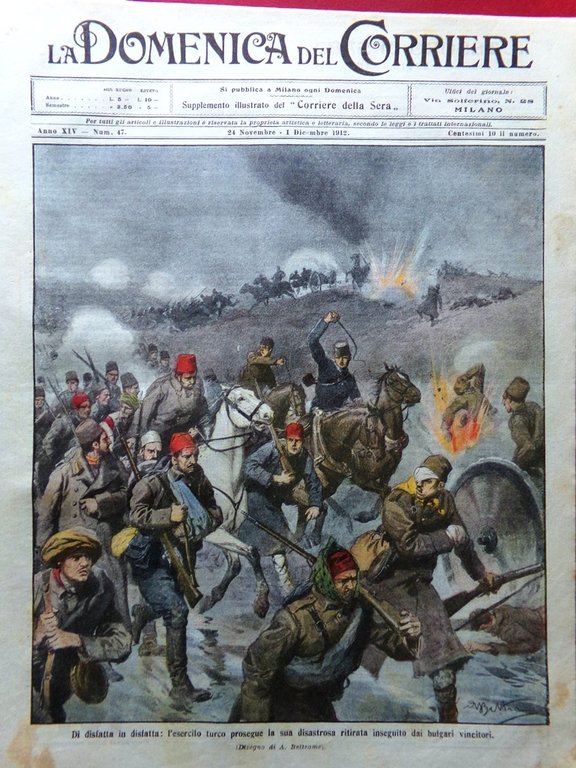 La Domenica del Corriere 24 Novembre 1912 Hauptmann Nobel Capecelatro … | Immagine Gallery 2