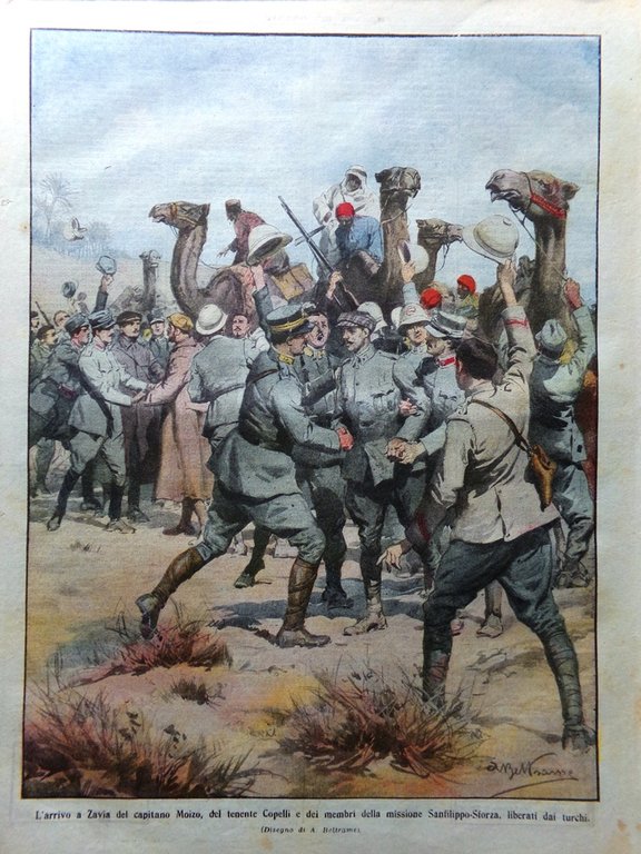 La Domenica del Corriere 24 Novembre 1912 Hauptmann Nobel Capecelatro … | Immagine Gallery 8